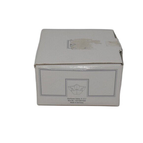 WMF 24% Lead Crystal Starflower Floral Flower Votive Candle Holder - Picture 10 of 11